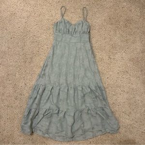 Spaghetti Strap Floral Maxi-Dress